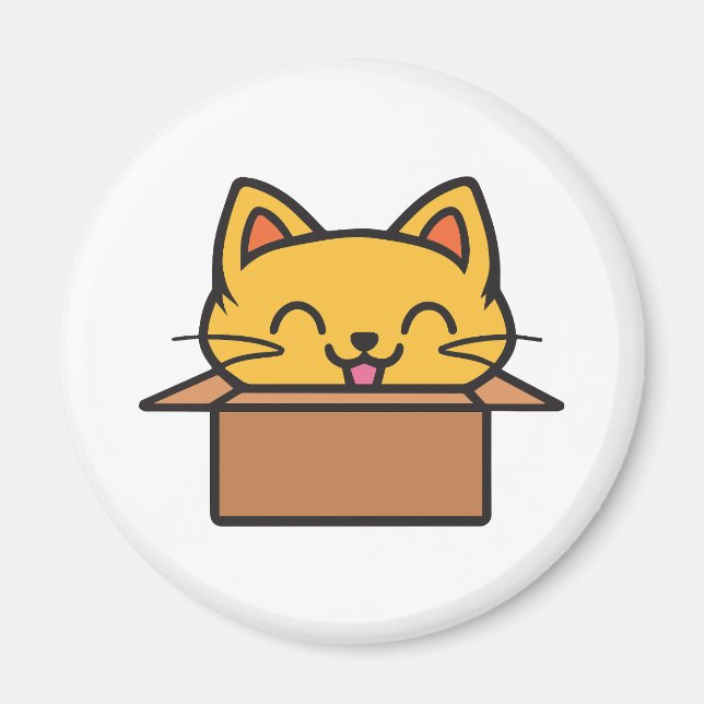 Imã Caixa de cartão dentro (Frente)