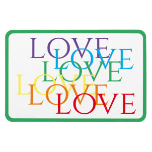 Ímã CAIXA DE CORRENTE AMOR 4x6 Lente flexível/Verde