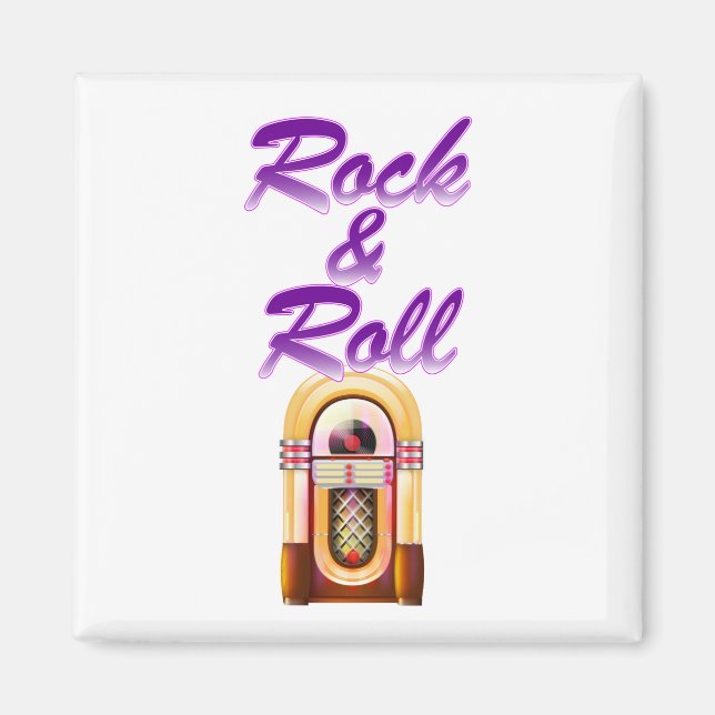 Imã Caixa de Som de Rock and Roll (Frente)