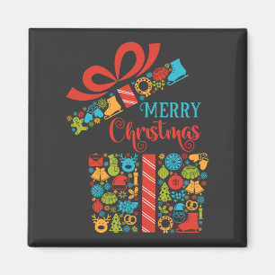 Imã Caixa de Surpresa de Natal