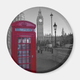 Imã Caixa de telefone vermelha de Londres