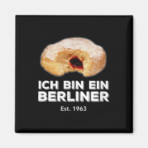 Imã Caixa Ich Ein Berliner Speech Jelly Rosquinha Wall