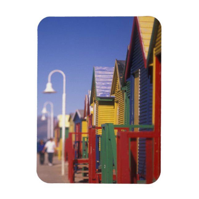 Ímã Caixas Balneares de Muizenburg, perto de Capetown, (Vertical)