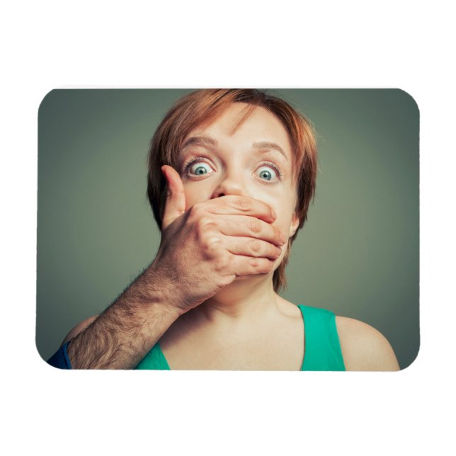 Ímã Cala-te. Belas artes (Horizontal)