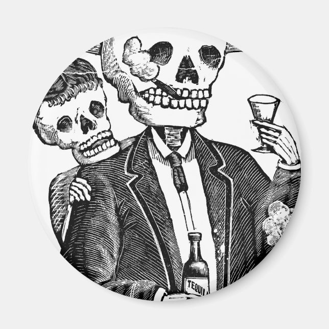 Imã Calaveras de Guadalajara, México (Frente)