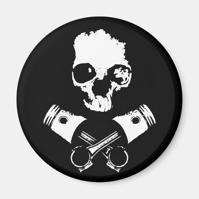 Imã Calawag e pistões cruzados (Frente)