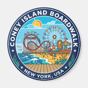 Imã Calçada de Coney Island EUA