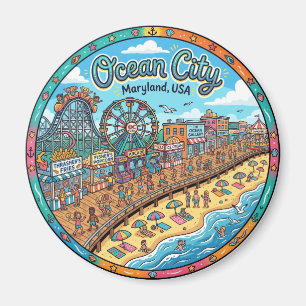 Imã Calçada de Ocean City, Ocean City Maryland