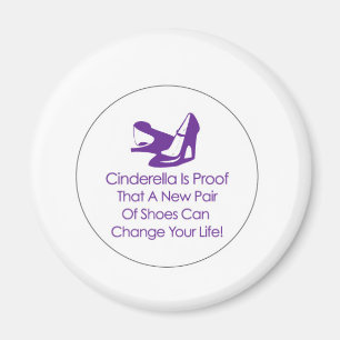 Imã calçados de cinderella