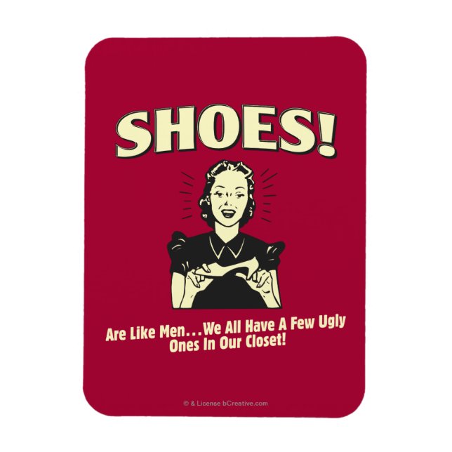 Ímã Calçados: São Como Homens (Vertical)