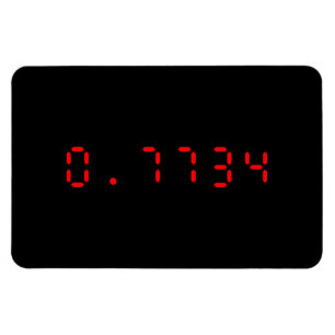 Ímã Calculadora de LED Hello 0,7734