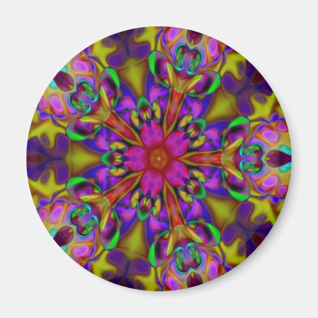 Imã Caleidoscópio Apofílise Arte Fractal - II (Frente)