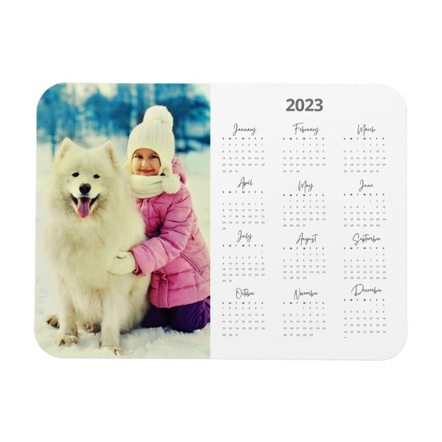 Ímã Calendário 2023 Novo Ano (Horizontal)