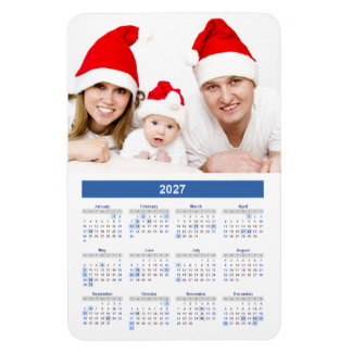 Ímã Calendário 2027 com Foto Personalizada