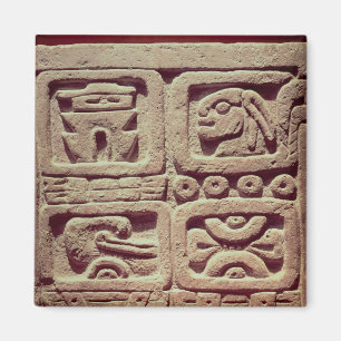 Imã Calendário com quatro glyphs, Toltec