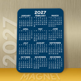 Ímã Calendário de Exibição de Ano de Cheio 2023 - Míni