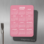 Ímã Calendário de Exibição de Ano de Cheio 2023 - Míni<br><div class="desc">Adicione a sua foto a este calendário do ano de cheio divertido 2023 - perfeito para ser usado na sua cozinha ou no escritório doméstico. Um calendário mínimo básico de 12 meses com um fundo de cor sólida.</div>