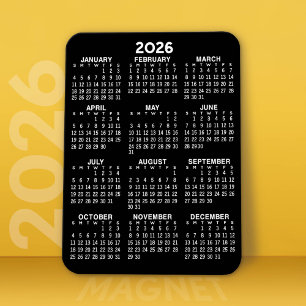 Ímã Calendário de Exibição do Ano de Cheio 2022 - M