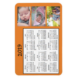 Ímã Calendário do Mini Magnet de Fotos Personalizadas