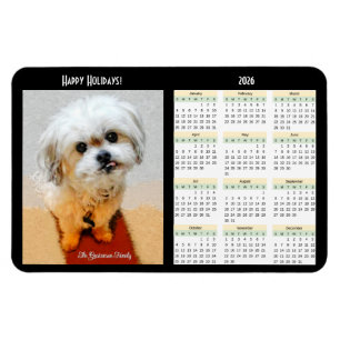 Ímã Calendário Flexível 2026 Malshi