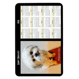 Ímã Calendário Flexível Malshi 2026