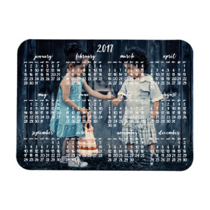 Ímã Calendário Magnético Personalizado 2017 3x4