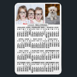 Ímã Calendário Mensal de 2025 Anos | Modelo de Foto<br><div class="desc">Este ímã de calendário mensal de 2025 anos personalizado mostra os dias da semana para cada mês em preto a negrito e fácil de ler sobre fundo branco. Adicione facilmente suas próprias fotografias horizontais e verticais ao topo. Este é um ímã de calendário simples e moderno para ajudá-lo a conquistar...</div>