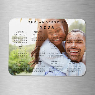 Ímã Calendário Personalizado da Família Foto 2022