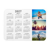 Calendário Personalizado de Colagem de Fotografias