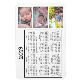 Ímã Calendário Personalizado do Miniímã de Fotografias