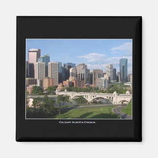 Imã Calgary Alberta Canada Centro Skyline View