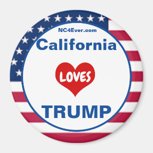Imã Califórnia AMA Frigideira Patriótica TRUMP