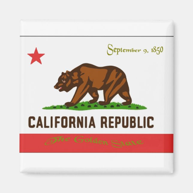 Imã California Flag Magnet (Frente)