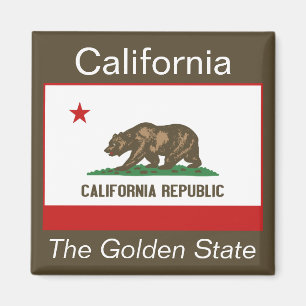 Imã California Flag Magnet