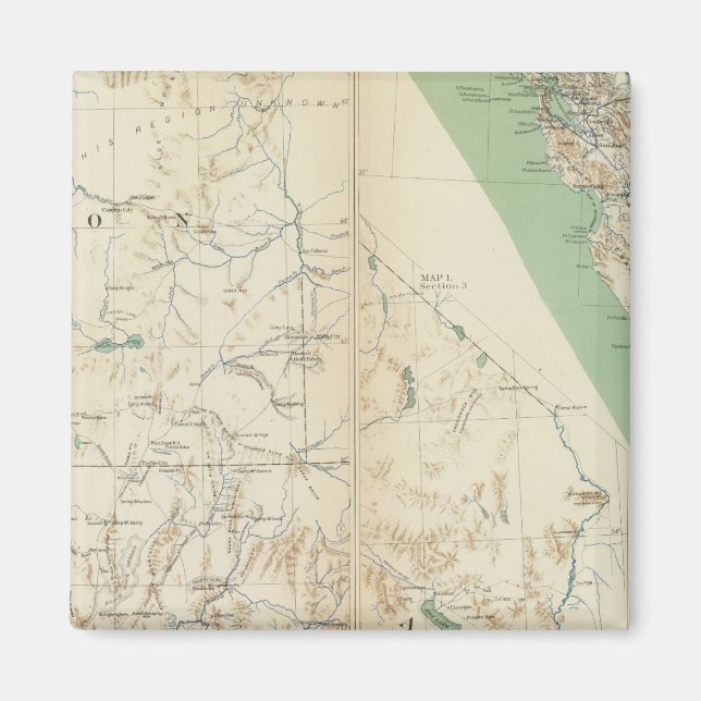 Imã Califórnia, Nevada, Oregon (Frente)