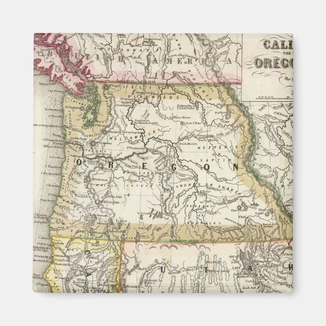 Imã Califórnia, Oregon, Utah (Frente)