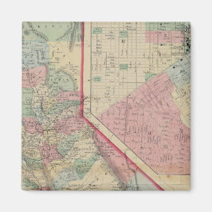 Imã California, São Francisco Map de Mitchell