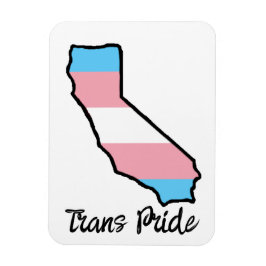 Ímã California Trans Pride