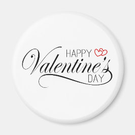 Imã Caligrafia feliz dia de os namorados | Magnet