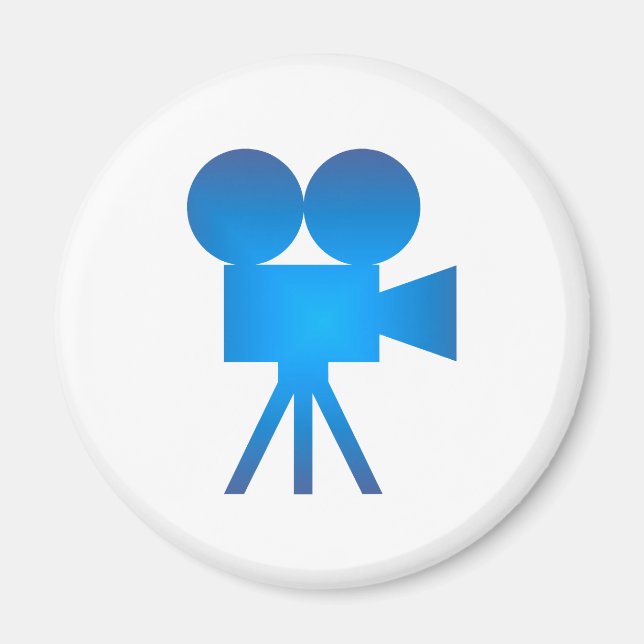 Imã Câmara de filmar movie camera (Frente)