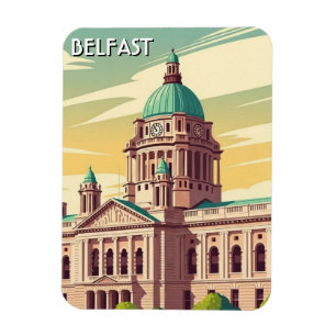 Ímã Câmara Municipal de Belfast Viagem pela Irlanda do