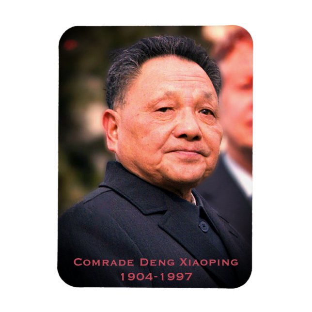 Ímã Camarada Deng Xiaoping - Líder Chinês (Vertical)