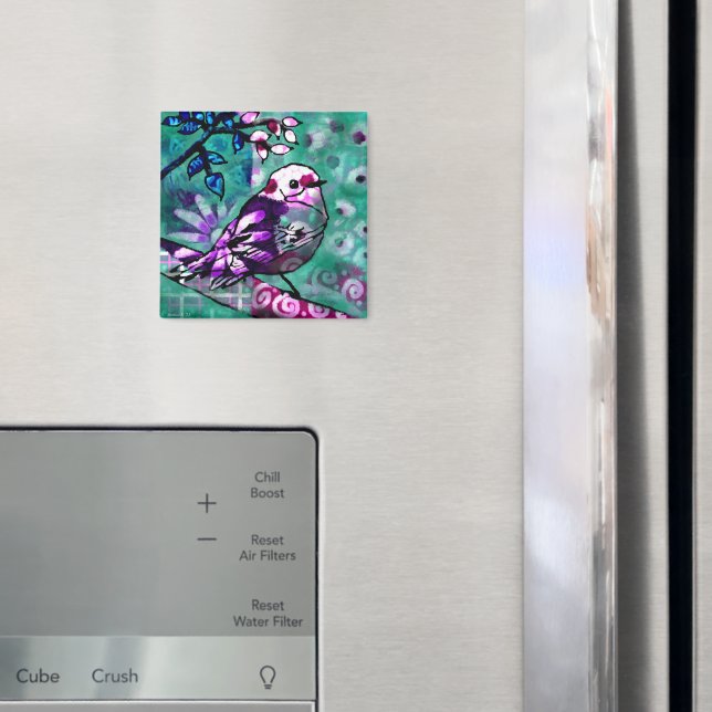 Imã Camarão-Abstrato-bico-bélico (In Situ (Fridge))