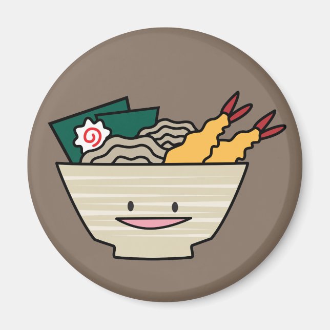 Imã Camarão árabe Tempura ramen bowl nori macarrão jap (Frente)