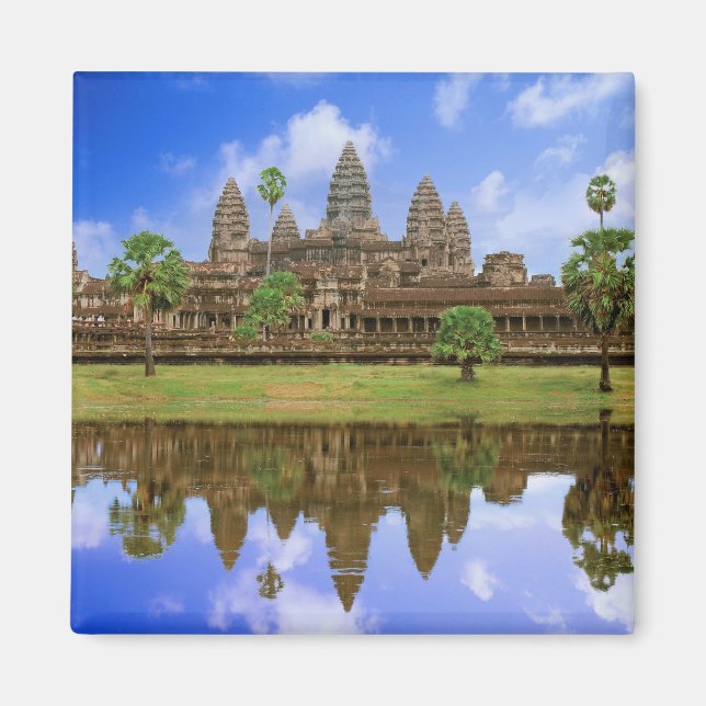 Imã Camboja, Kampuchea, templo Angkor Wat. (Frente)