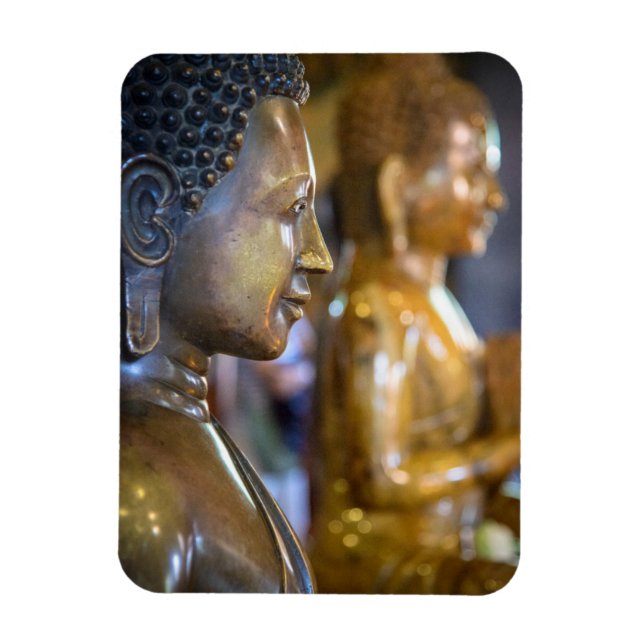 Ímã Camboja, Phnom Penh. Estátuas de Buda (Vertical)