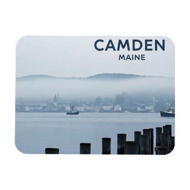 Ímã Camden Maine Travel (Horizontal)