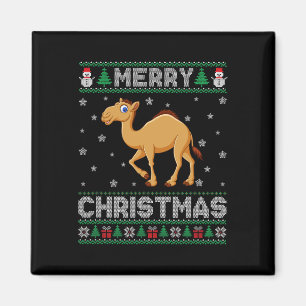 Imã Camel Animal Men Miúdas Crianças Suéter De Natal F