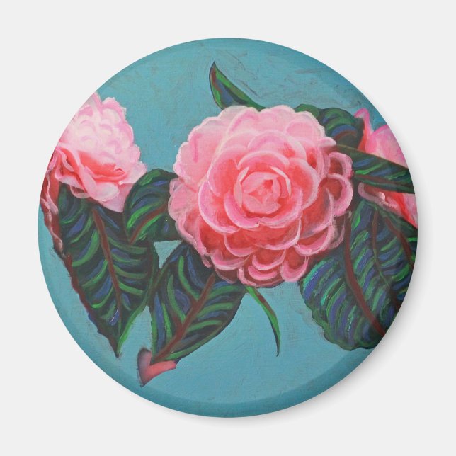 Imã Camellia Japonica Sky (Frente)