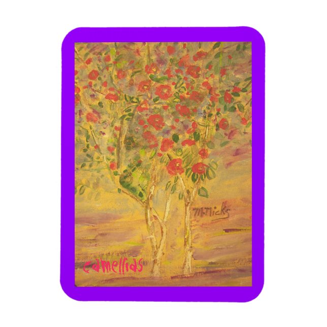 Ímã camellias (Vertical)